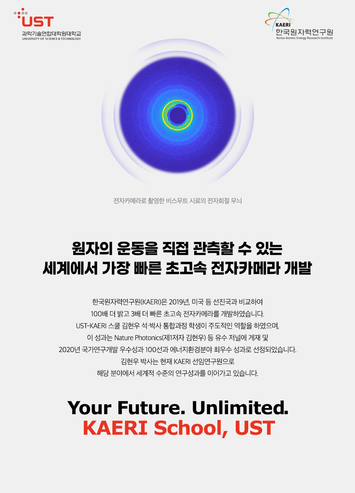 한국원자력연구원 캠퍼스 포스터로 자세한내용은 하단에 위치해있습니다.